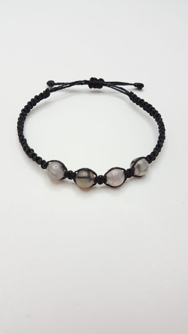 Pulsera macramé con piedras - Image 2