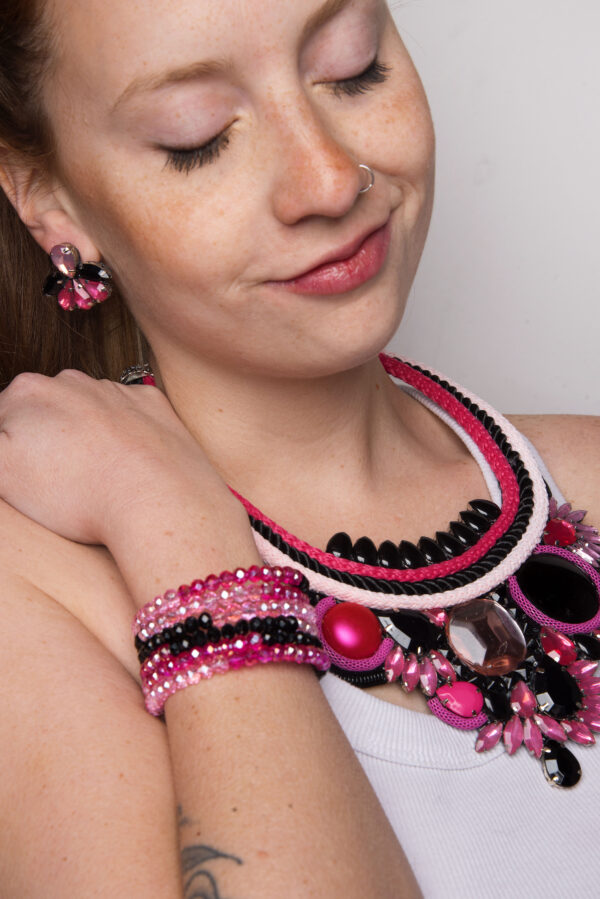 Brazalete The pink panther black