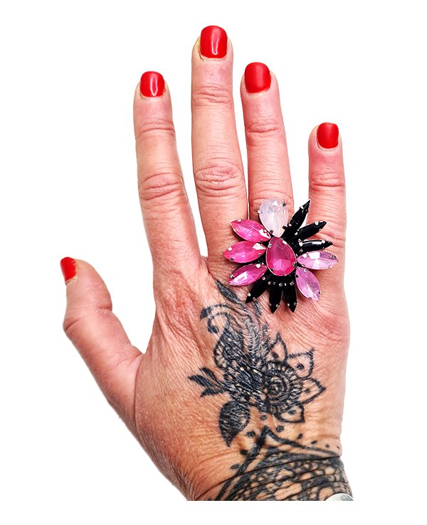 Anillo the pink panther black - Image 5