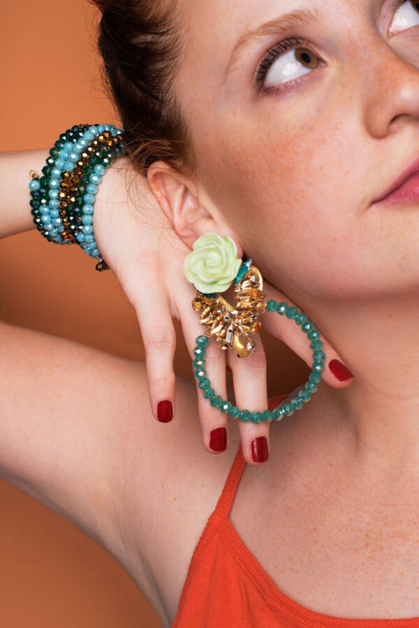 Aros Fancy Patty Green Linea Rainbow Brite - Image 3