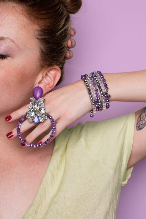 Aros Fancy Shy Violet Linea Rainbow Brite - Image 3
