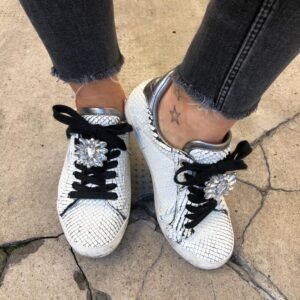 PRENDEDOR PARA CORDONES Y ZAPAS "ALELI" CRISTAL