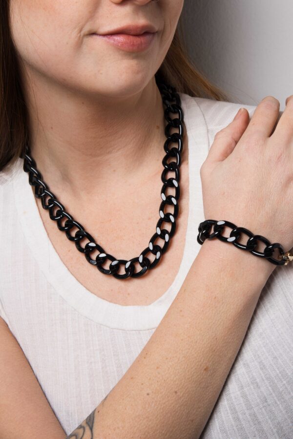 Pulsera Cadena Black