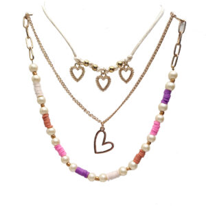 SET DE COLLARES CORAZONES