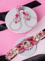 14_7 cinto aros y anillo the pink panther cristal