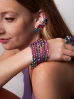 Usado Historias BRAZALETE Y ANILLO ALDANA TREPADOR SUSANO COLOR ALDANA